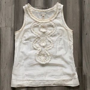 J. Crew Tank with stunning detail!